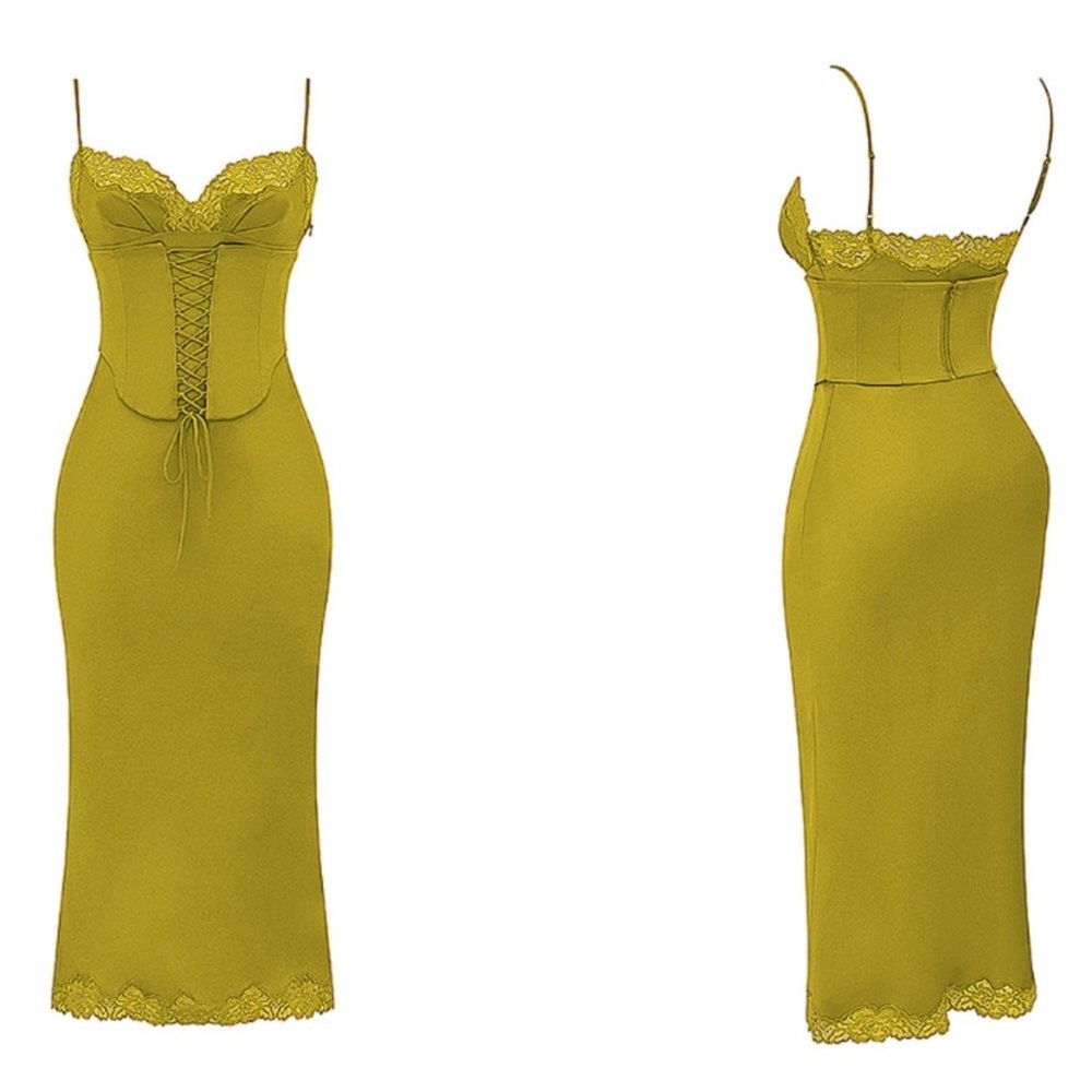 House of CB Salma Satin Slip Dress - Picture 4 of 16
